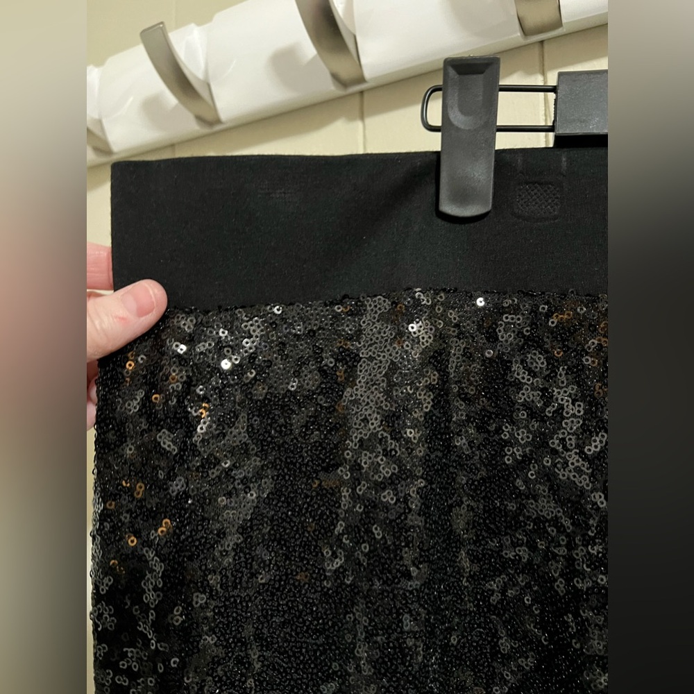 torrid Black Sequin Midi Skirt - Picture 9 of 10